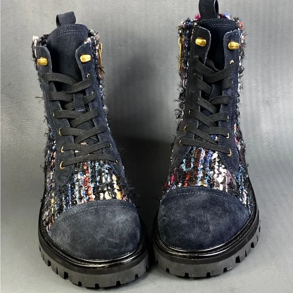 KURT GEIGER LONDON Women's Kensington Lace Up Combat Boots  size 36 (5.5)